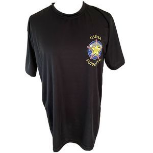 USDSA Supporter POLICE Graphic Sheriff Badge USA